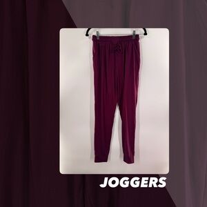 EUC Burgundy Joggers